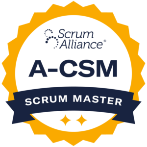 <span class="sm">A-CSM · <br/>Advanced Cert. <nobr>Scrum Master</nobr><br/></span> <span translate="no">· 16.-18.12.26 · </span><br/> <nobr><span translate="no">online · en🇬🇧</span></nobr>